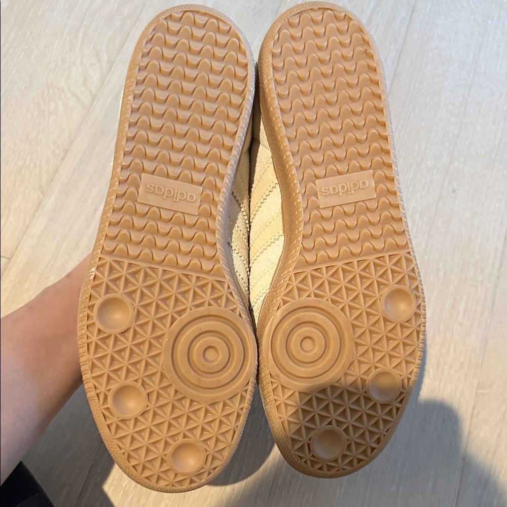 Adidas Womens Cream Sneakers - Picture 2 of 4